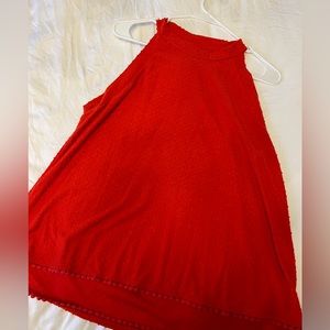 Red orange tank